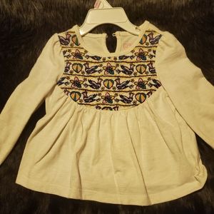 Cute embroidered top